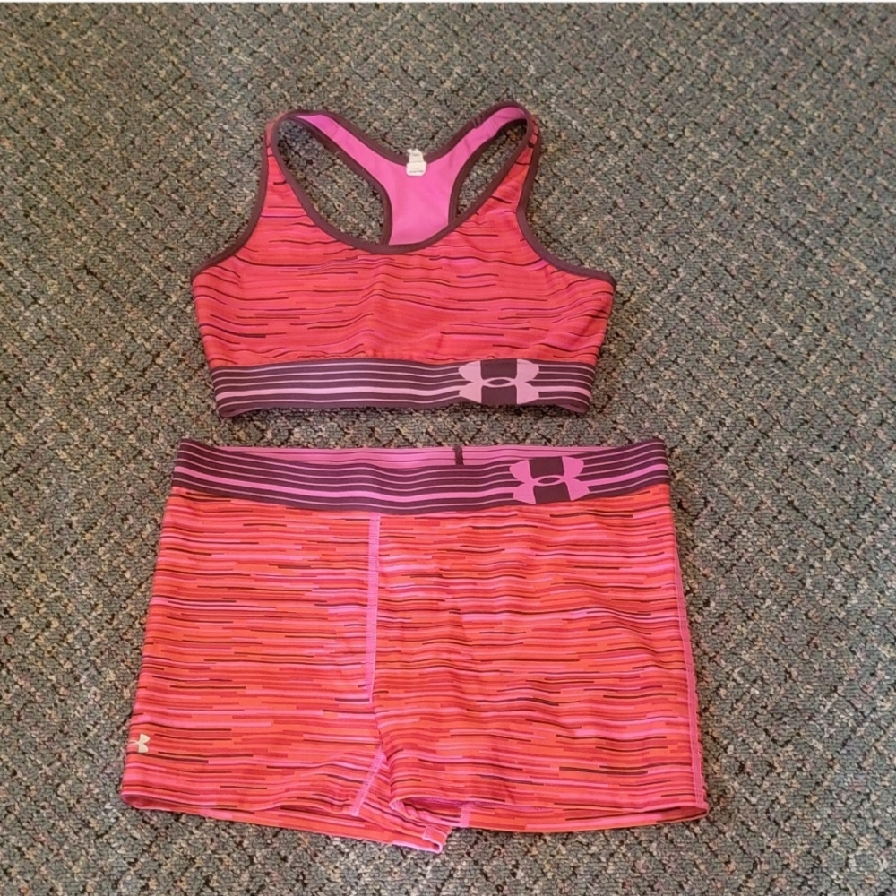 🍍3 For 50🍍Under Armour Sports Bra and shorts set